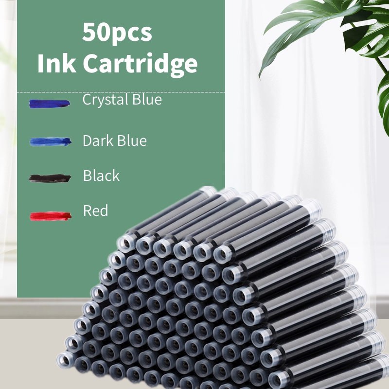 Gel Ink Pen Set - Stylo à plume jetable 2.6/3.4mm, cartouche