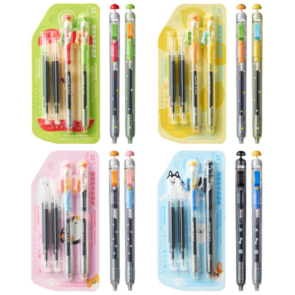 Gel Ink Pen Set - Lot de 4 stylos anti-stress 0,5