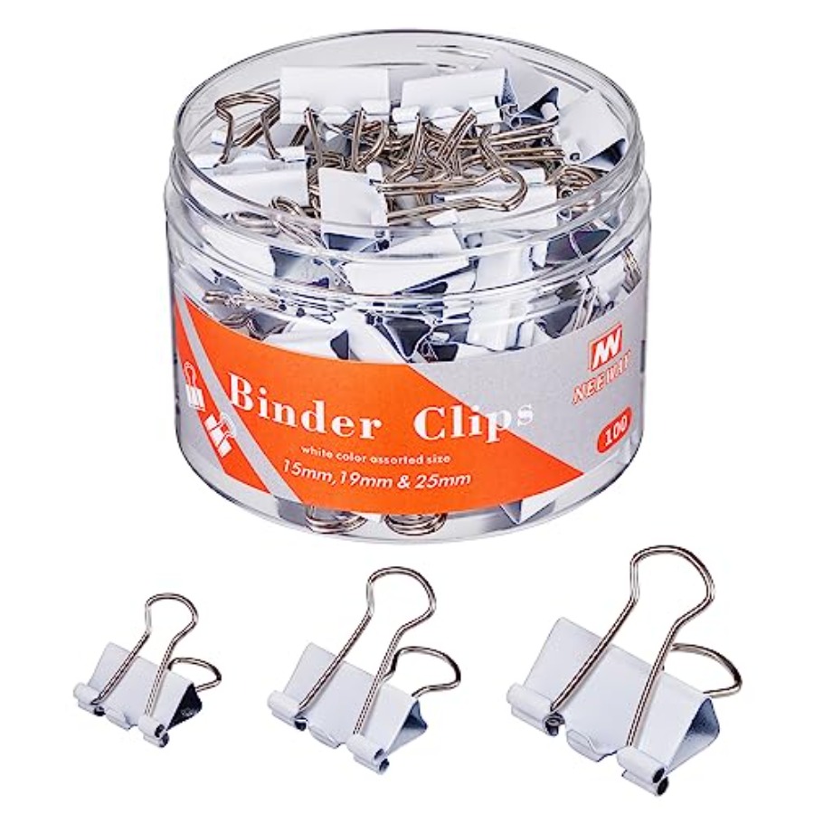 Binder Clip Assorted - Clips de reliure de tailles variées,