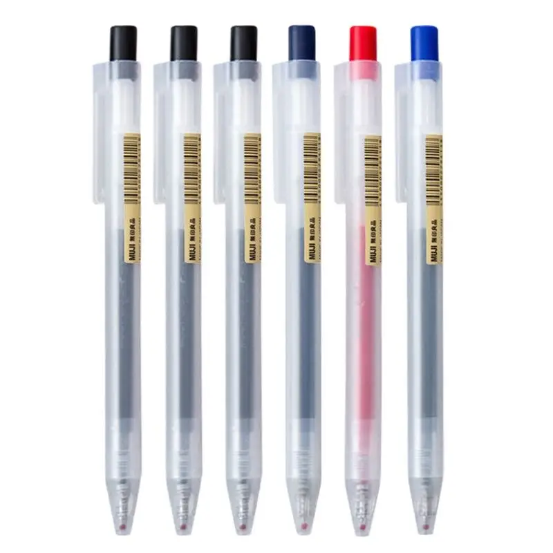 Muji Stationery Gel Pen - 1/3 pièces/ensemble Kawaii MUJIS Gel stylo