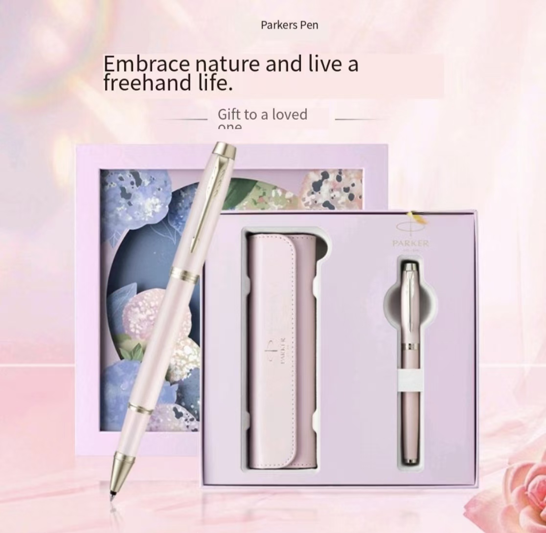 Ideal Stationery & Office Supply - Stylo Roller Parker Série Florale Hydrangea,