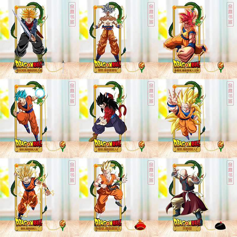 Ideal Stationery & Office Supply - Marque-page en métal DRAGON BALL, clip