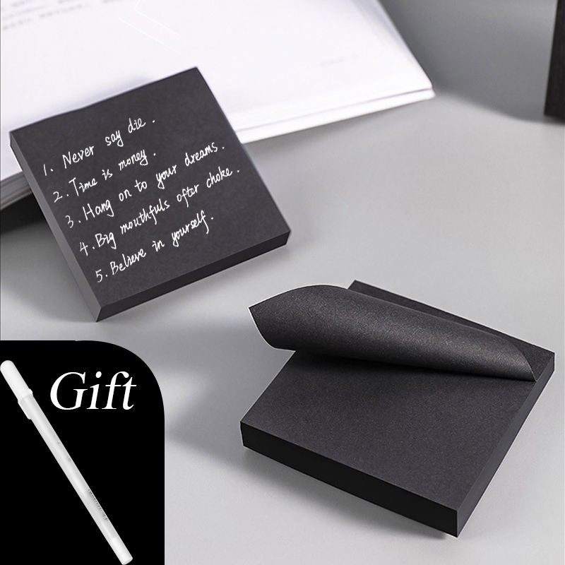 Office Stationery Supply List - Bloc-notes autocollants Black N Times, liste