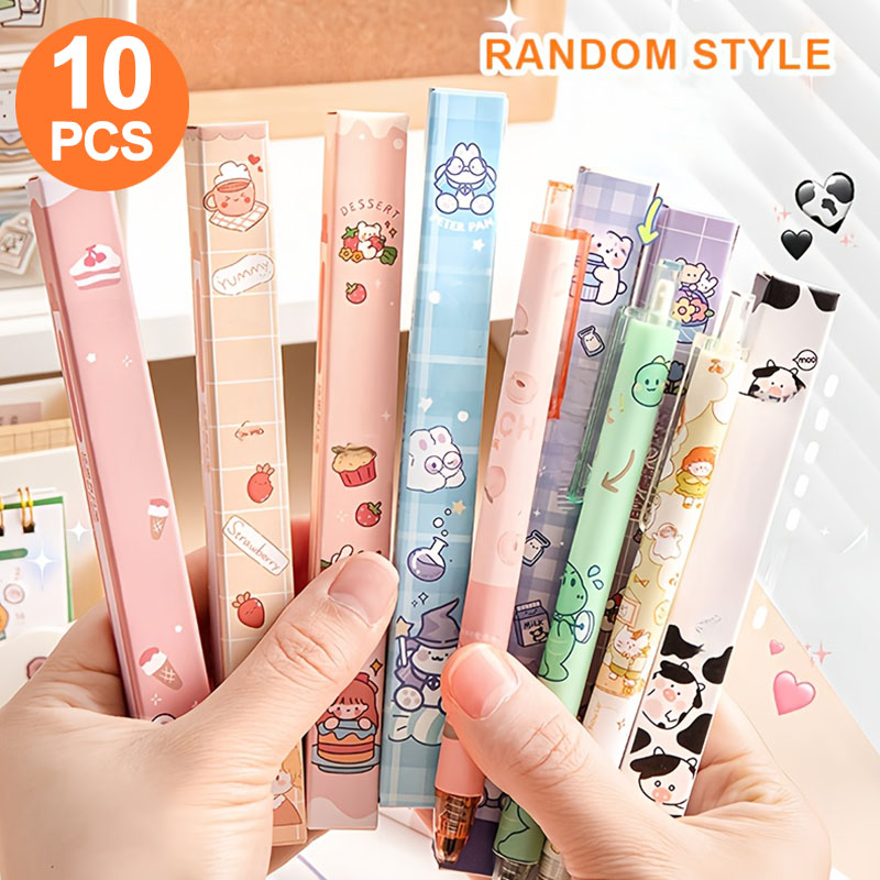 Stationery Supply Business - 10 stylos gel individuels dans une