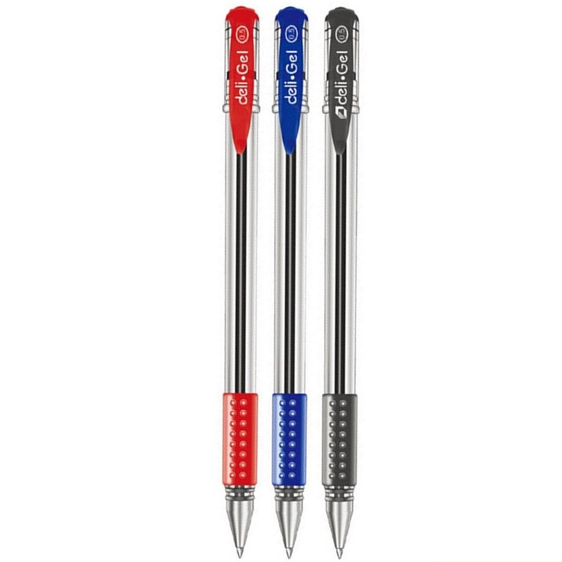 Stationery Office And School Supply Stores - Deli 0.5mm noir rouge bleu encre