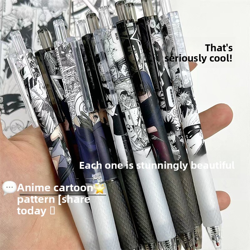 Stylo Gel Naruto Anime, Motif  - Gel Ink Pen Set avis et prix