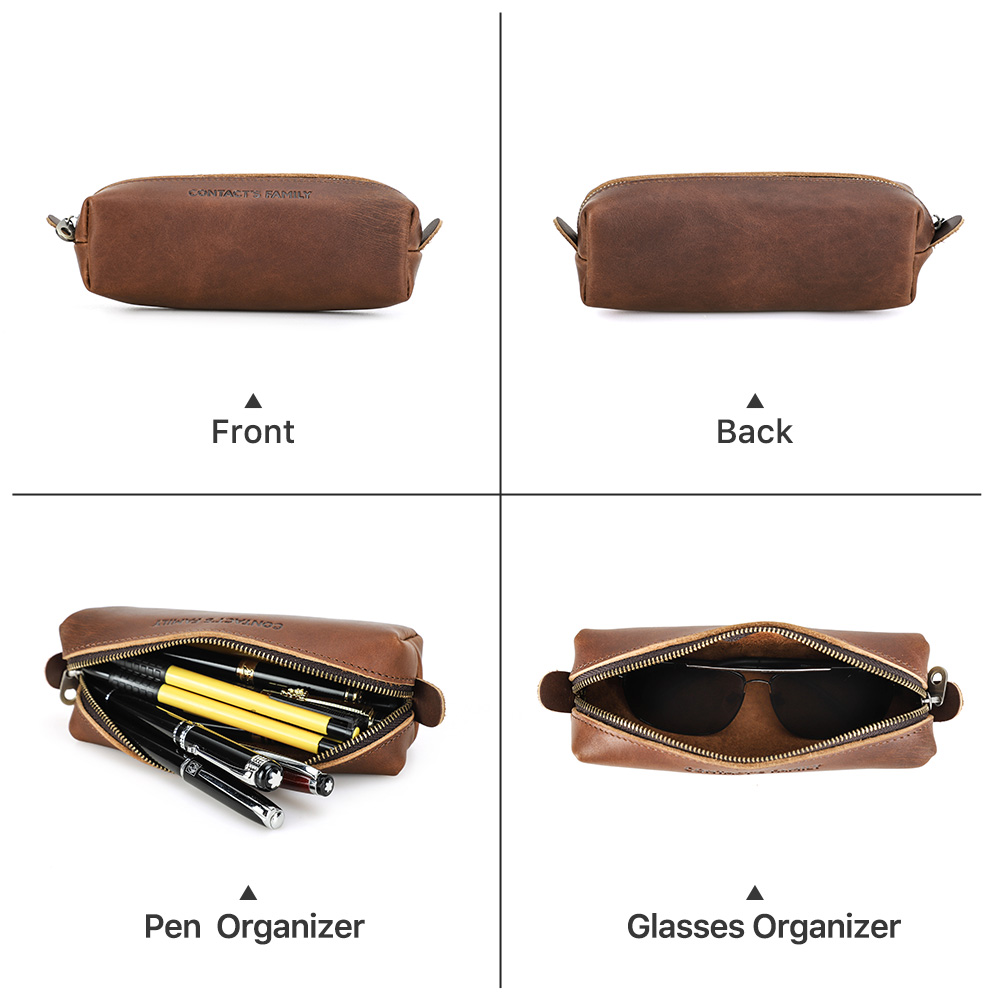 Trousse à crayons en cuir rétr - Stationery Supply Business avis et prix