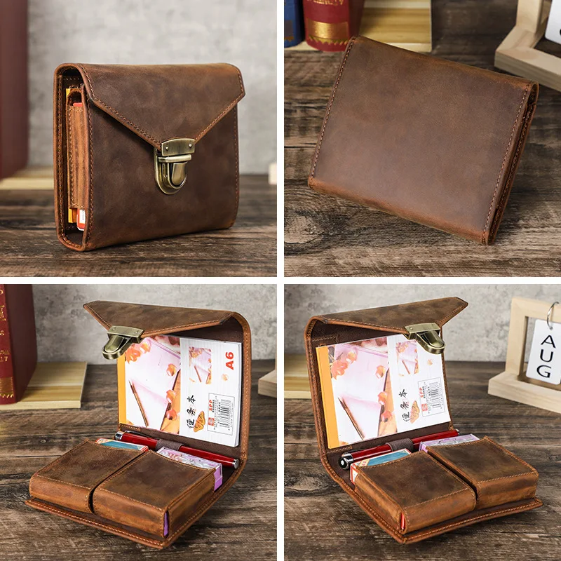 Étui en cuir rétro de luxe pou - Stationery Supply Business avis et prix