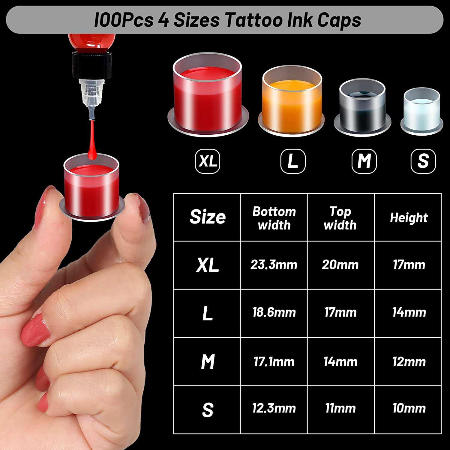 100 pièces de coupelles à encr - Calligraphy Ink Bottle avis et prix