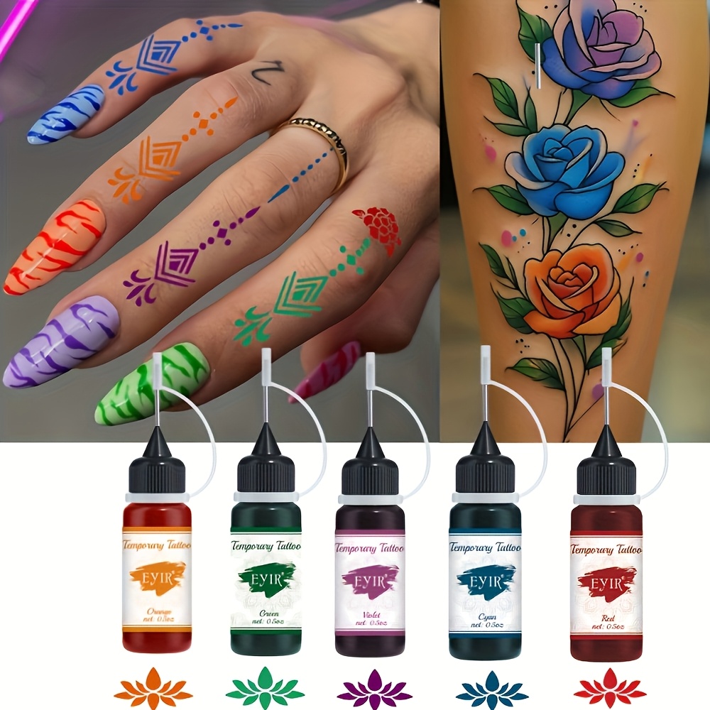 Kit de tatouage temporaire au  - Gel Ink Pen Set avis et prix