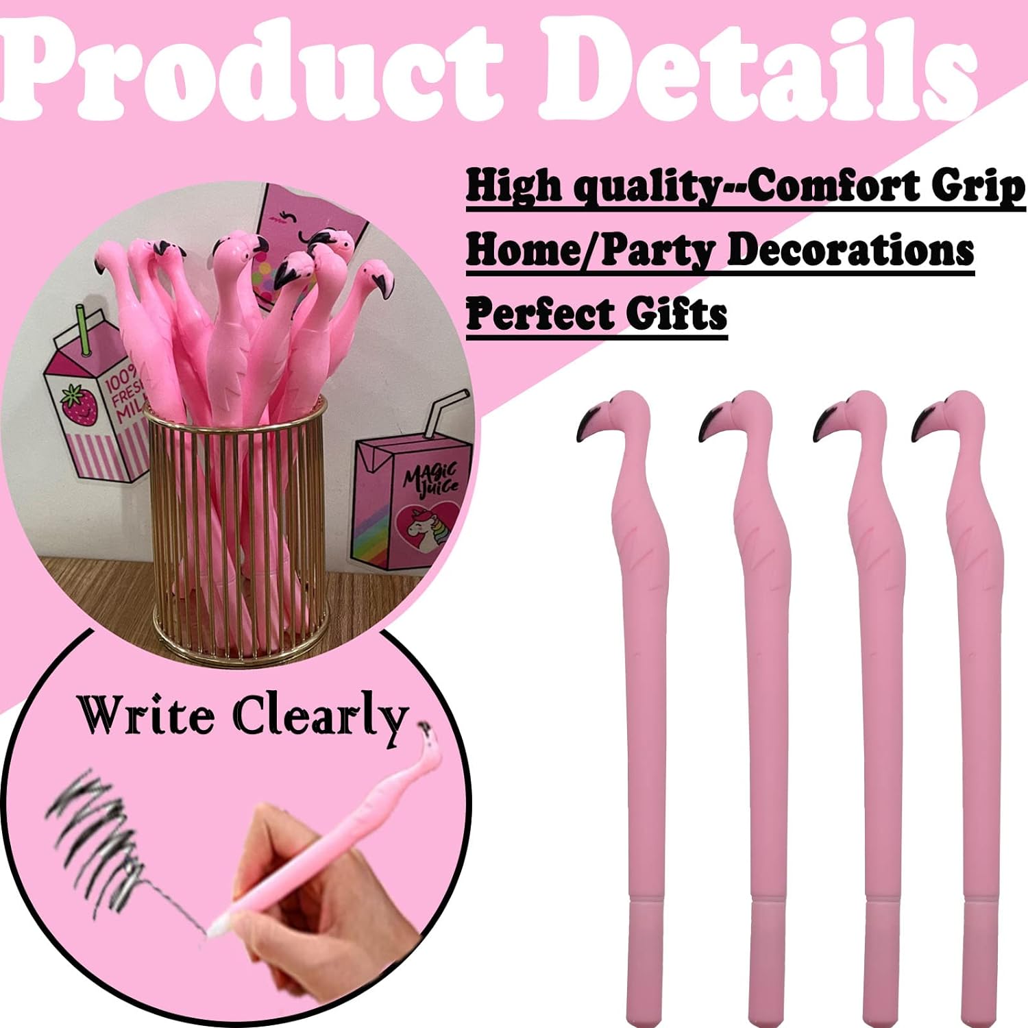Ensemble de stylos Gel flamant - Gel Ink Pen Set avis et prix