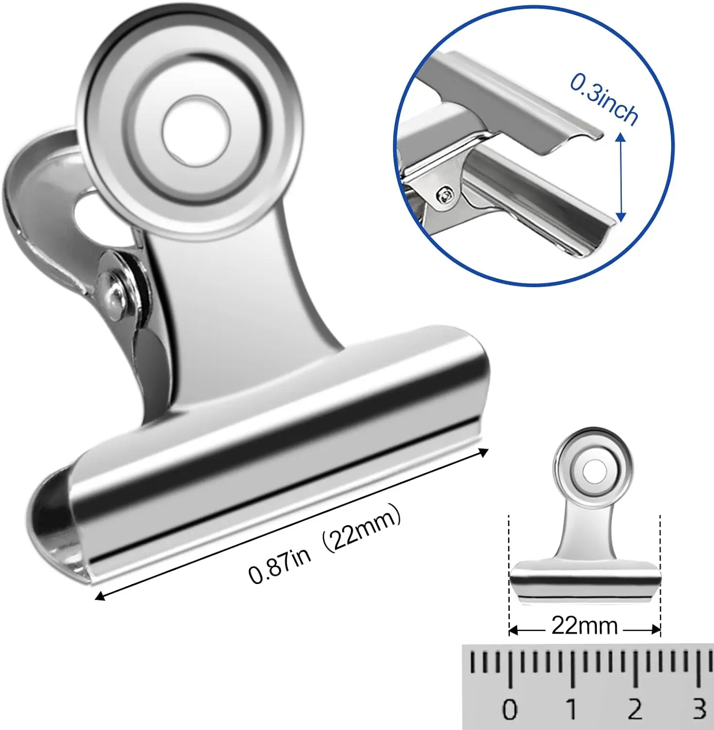 40/20 pièces ensemble Mini 21x - Binder Clip Assorted avis et prix
