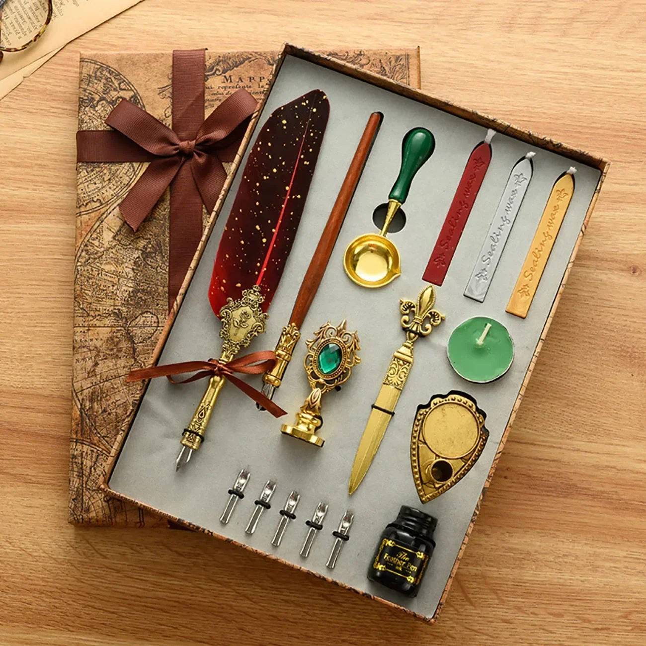 Ensemble de timbres pour sceau - Calligraphy Ink Bottle avis et prix