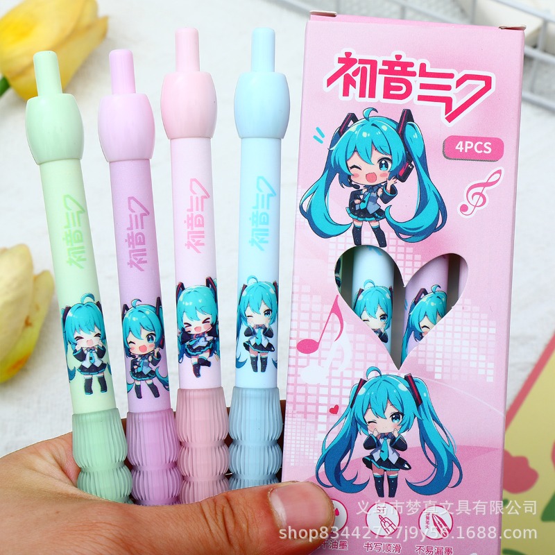 Stylo Gel Kawaii Hatsune Miku, - Gel Ink Pen Set avis et prix