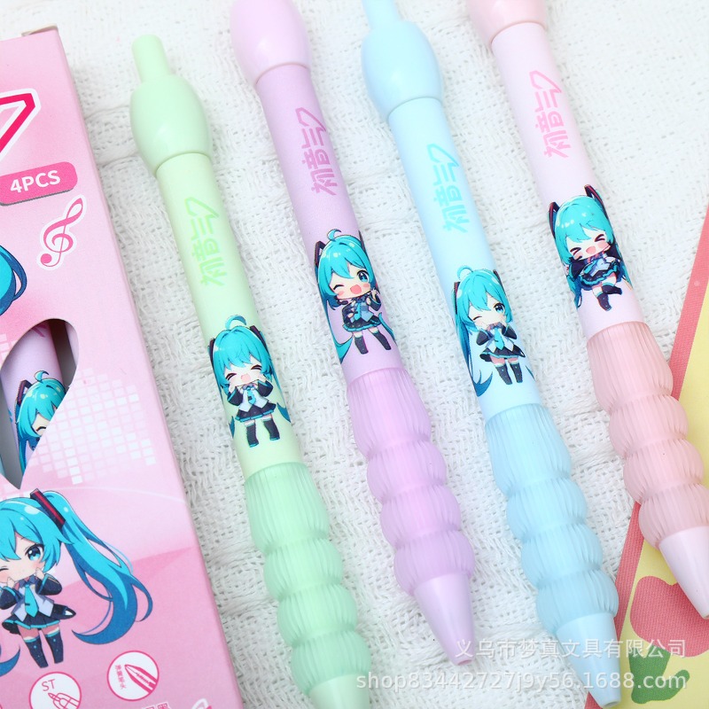 Stylo Gel Kawaii Hatsune Miku, - Gel Ink Pen Set avis et prix