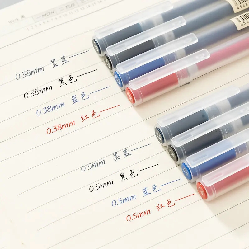 3-6 pièces/ensemble 0.38mm Kaw - Muji Stationery Gel Pen avis et prix
