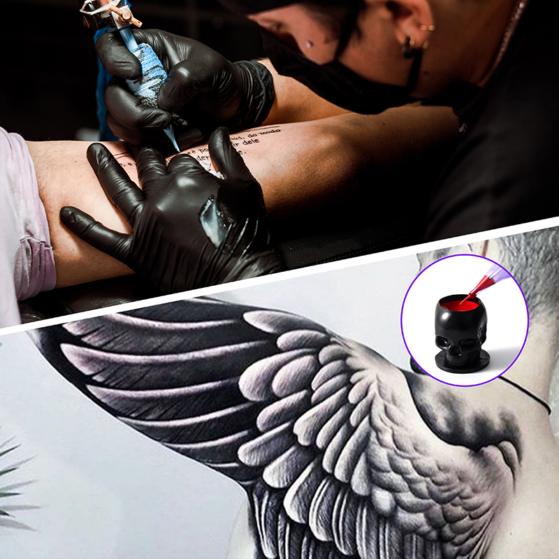 Gobelet d'encre de crâne de po - Calligraphy Ink Bottle avis et prix