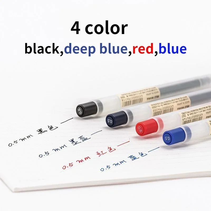 10 recharges de stylos à press - Muji Stationery Gel Pen avis et prix