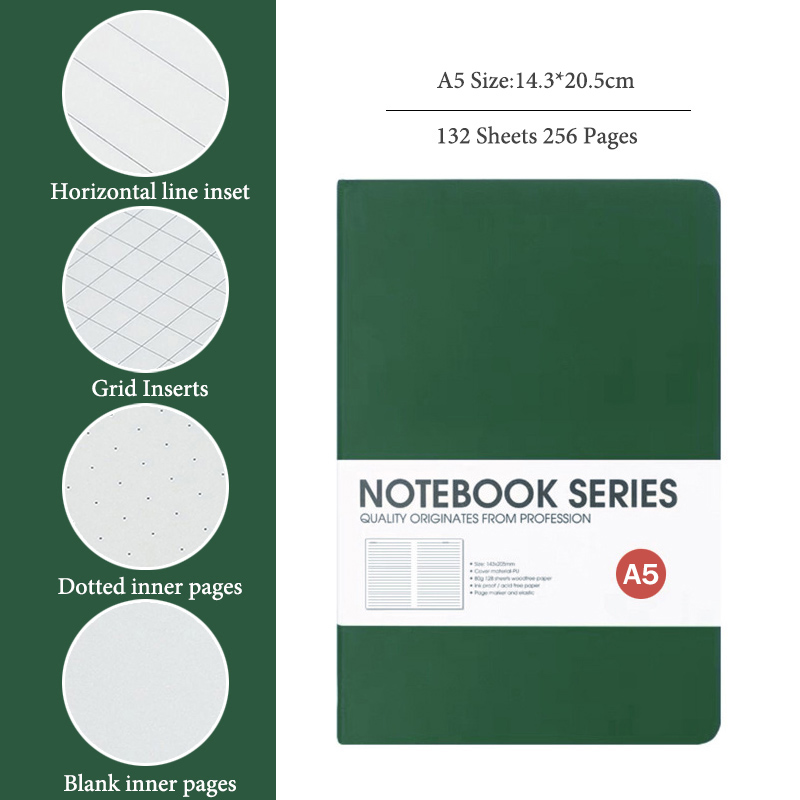 Cahiers A5, 4 types de pages i - Notebook Dotted A5 avis et prix