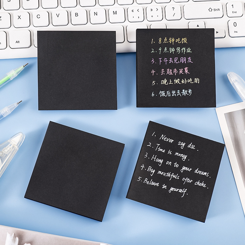 Bloc-Notes noir N Times, bloc- - Office Stationery Supply List avis et prix