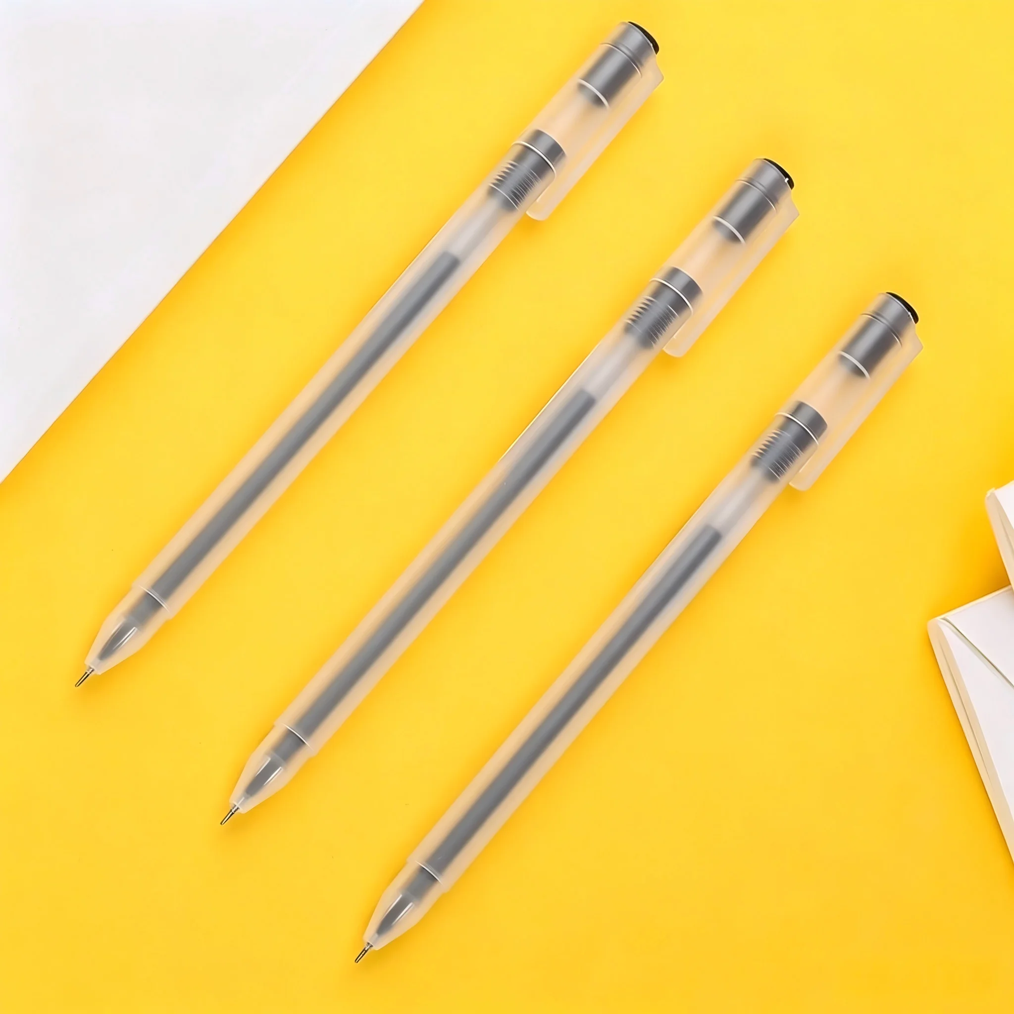Stylos gel noirs A119, pointe  - Muji Stationery Gel Pen avis et prix