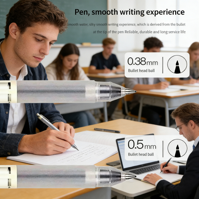 Stylos gel de style MUJI, noir - Muji Stationery Gel Pen avis et prix